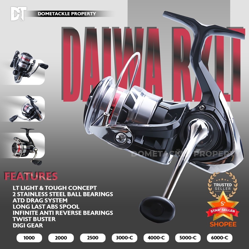REEL PANCING DAIWA RX LT 2020 | DAIWA RS | SIZE 500 1000 2000 2500 3000 4000 5000 6000 | REEL PANCIN