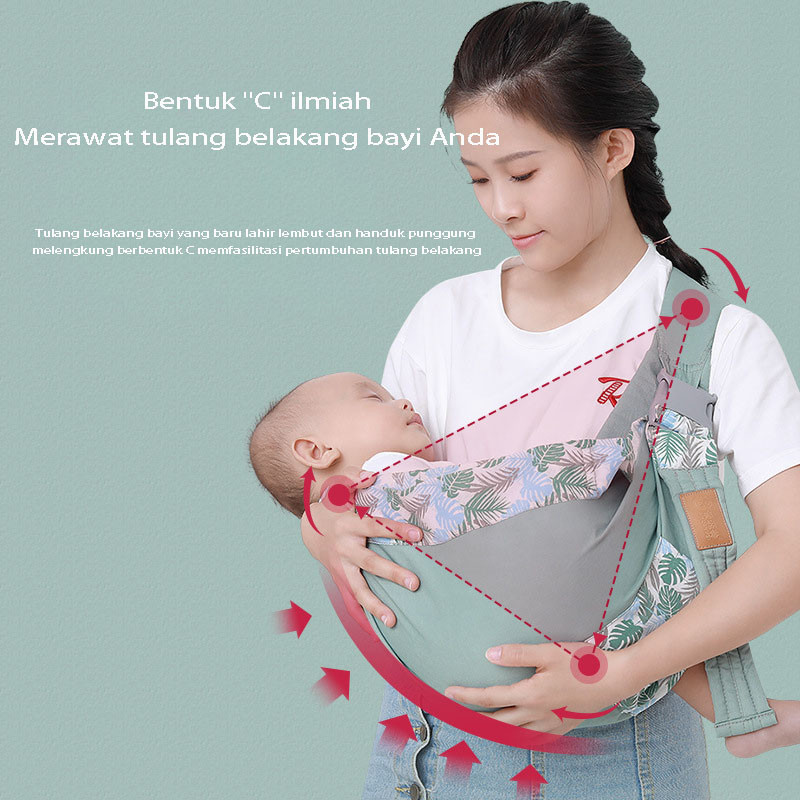 Gendongan Bayi Baby Carrier 0-3 Tahun Gendongan Bayi Depan 2in1 Multifungsi Penutup Gendongan Bayi 0