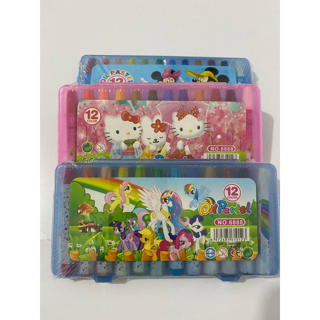 

COD Webme.ID Pekanbaru Riau 6888 Crayon Plastik isi 12 / Set Oil Pastel 12 Set Aesthetic Viral Murah Comel Lucu Grosir Pku SM