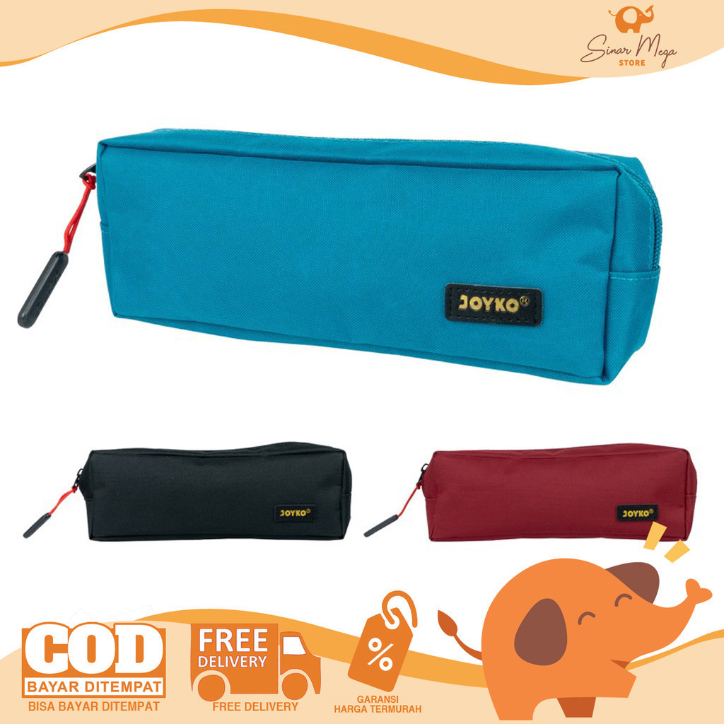 

Joyko Pencil Case PC-5016 Kotak Pensil Tempat Alat Tulis Minimalis Bahan Kain