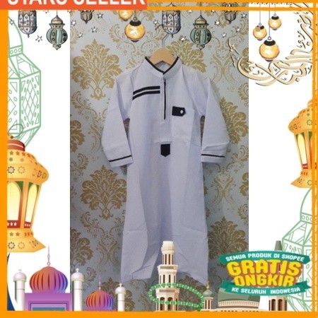 Jubah Anak / Gamis Anak Laki-laki/ Pink Dusty Fanta Merah muda