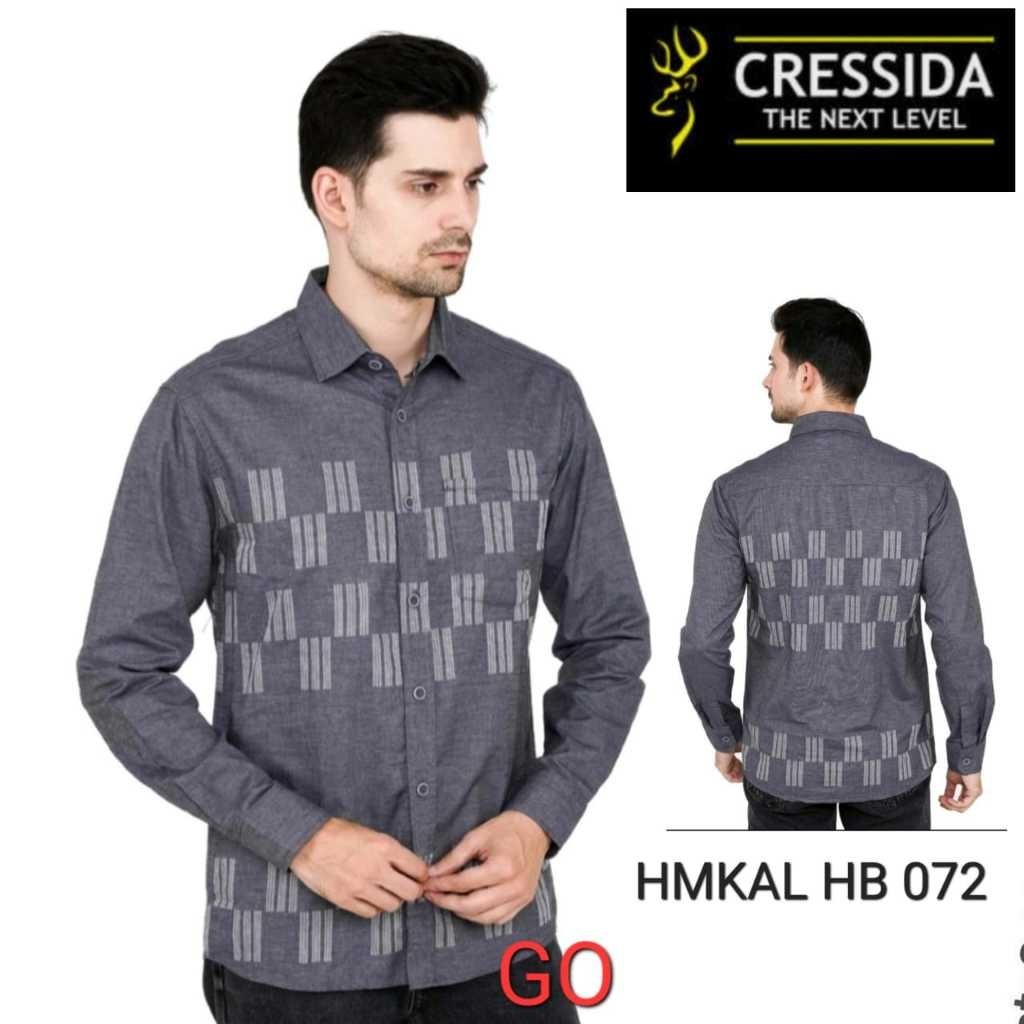 gof CRESSIDA KEMEJA PRIA REGULER Kemeja Casual Kemeja Lengan Panjang