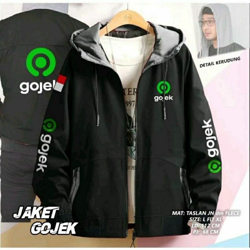 JAKET GOJEK / JAKET BOMBER GOJEK / GO FOOD / GOJEK / JAKET BOMBER TERLARIS / BOMBER GO FOOD / BOMBER