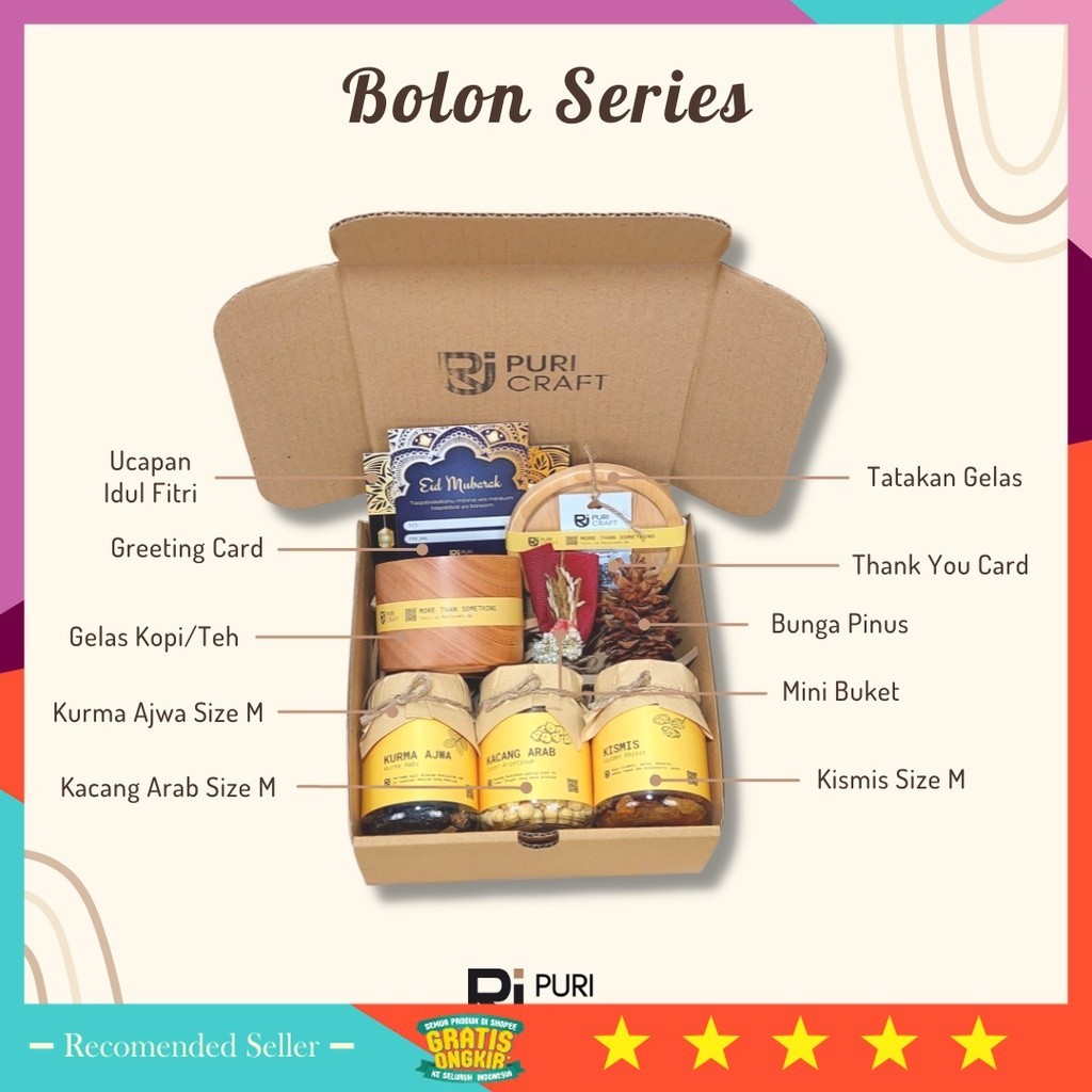 

TERMURAH HAMPERS PARCEL PAKET LEBARAN IDUL FITRI RAMADHAN KEREN / BOLON Series / Hampers Nikah / Hampers Unik / Hampers Makanan / Hampers Aesthetic / Hampers Idul Adha / Kado Pernikahan / Kado Nikah / Wedding Gift / Kado Unik / Kado Kekinian / Hampers