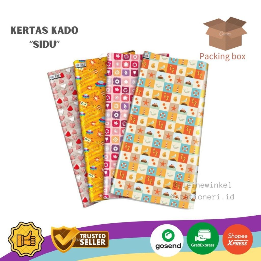 

Kertas Kado SIDU isi 50 lembar