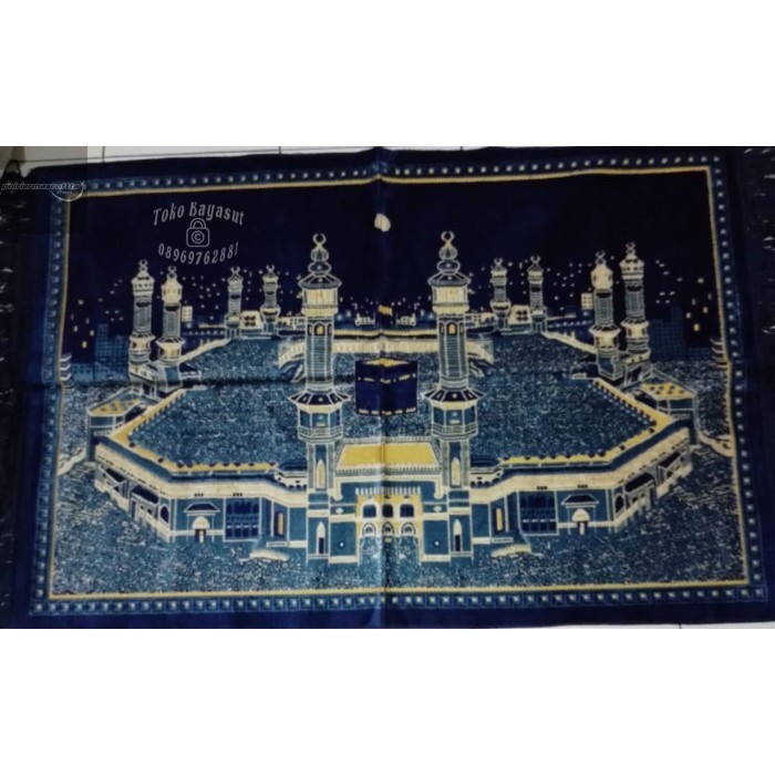 Karpet dinding Ka'bah /TAPESTRY/Hiasan Karpet kabah - Biru, 110×70