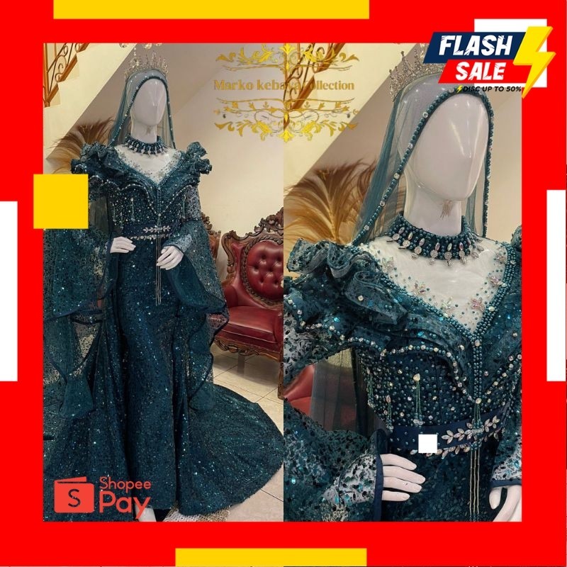 SALE 12.12 |  Gaun pengantin slim premium | gaun pengantin | baju pengantin | gaun pengantin mewah e