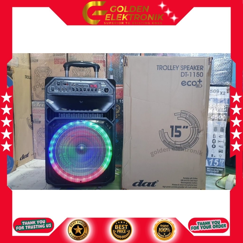 SPEAKER PORTABLE DAT DT1150 ECO+ DT 1150 ECO+ DT-1150 ECO+ PORTABLE SPEAKER SPEAKER TROLLEY DAT