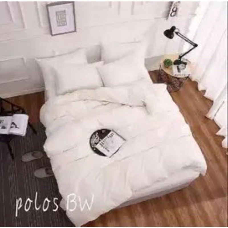 sprei set katun polos ukuran 90x200x30 dan ukuran 160x200x30