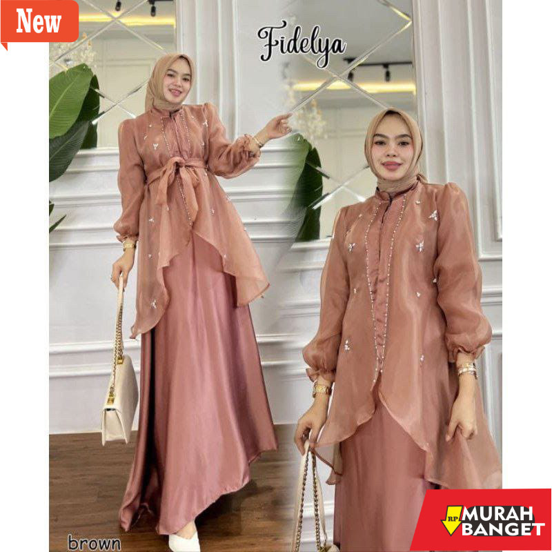 Gamis pesta- FIDELYA Gamis pesta