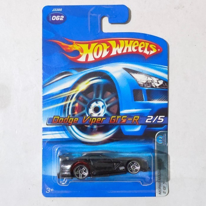 Hotwheels Hot Wheels Dodge Viper GTS R GTSR hitam 2006 -DD24