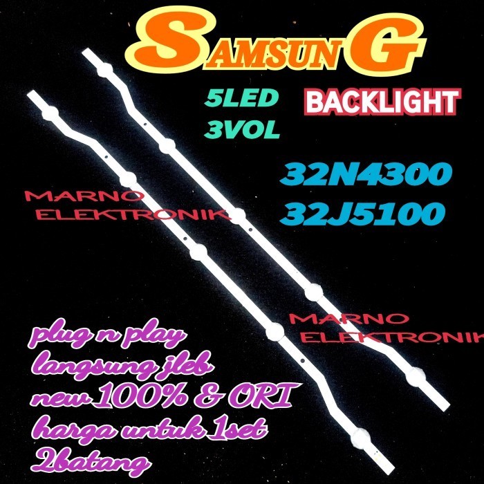 BACKLIGHT SAMSUNG UA32N4300AK UA32J5100AK UA32N4300 UA 32N4300 32J5100 -BB12
