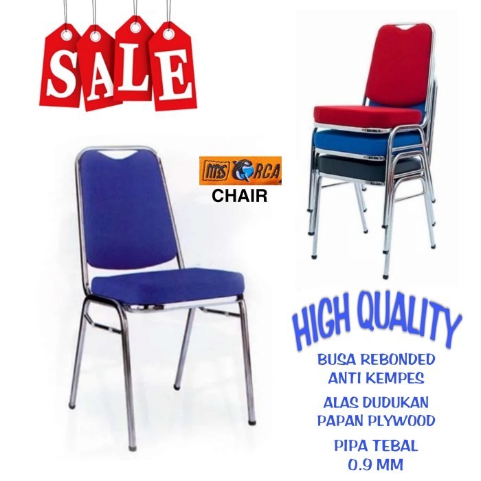 Kursi Susun kantor/ Kursi Tumpuk/ Kursi Bangku Hajatan kualitas Futura - Hijau Tosca