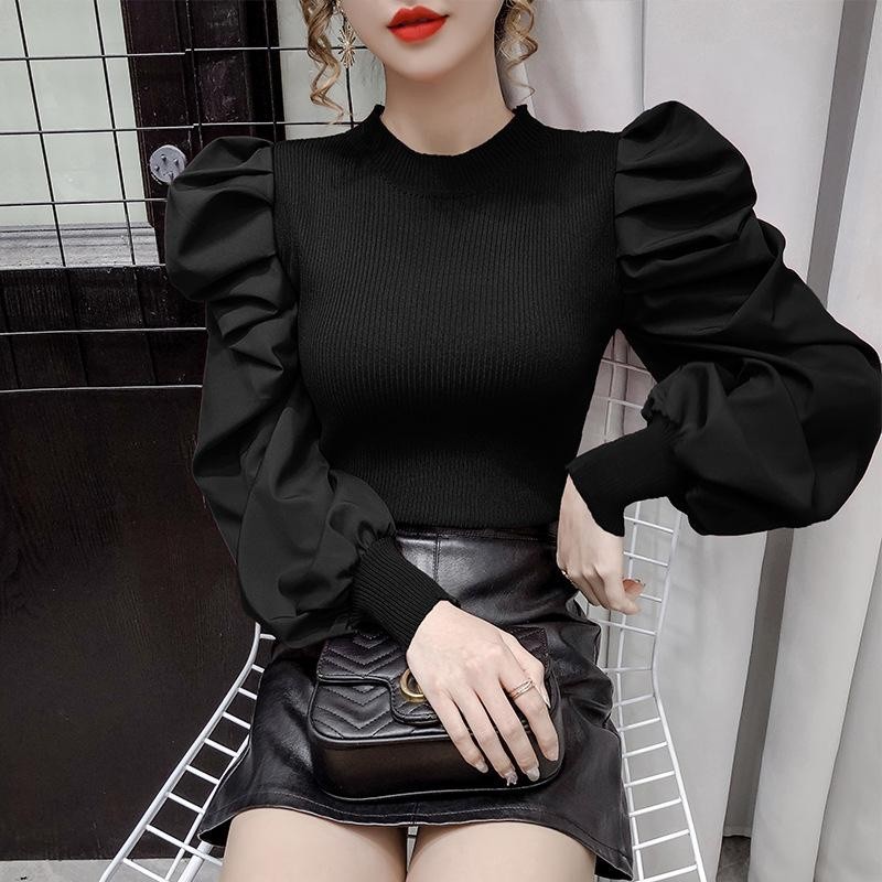 Ios Shop - Damita Blouse Rajut Wanita Baju Ramadhan Muslim Hijab OOTD Lebaran Ramadan Atasan Remaja 