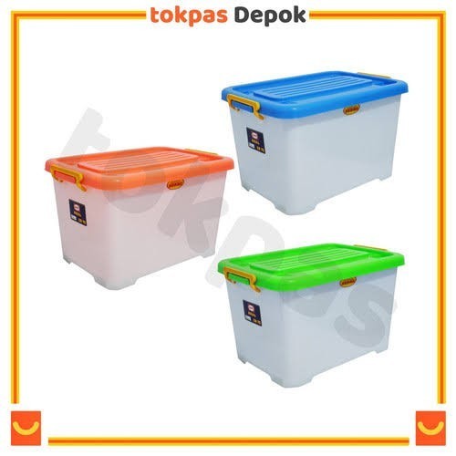 

Container Box Shinpo 70L CB 70 Kontainer Box Kotak Penyimpanan Plastik