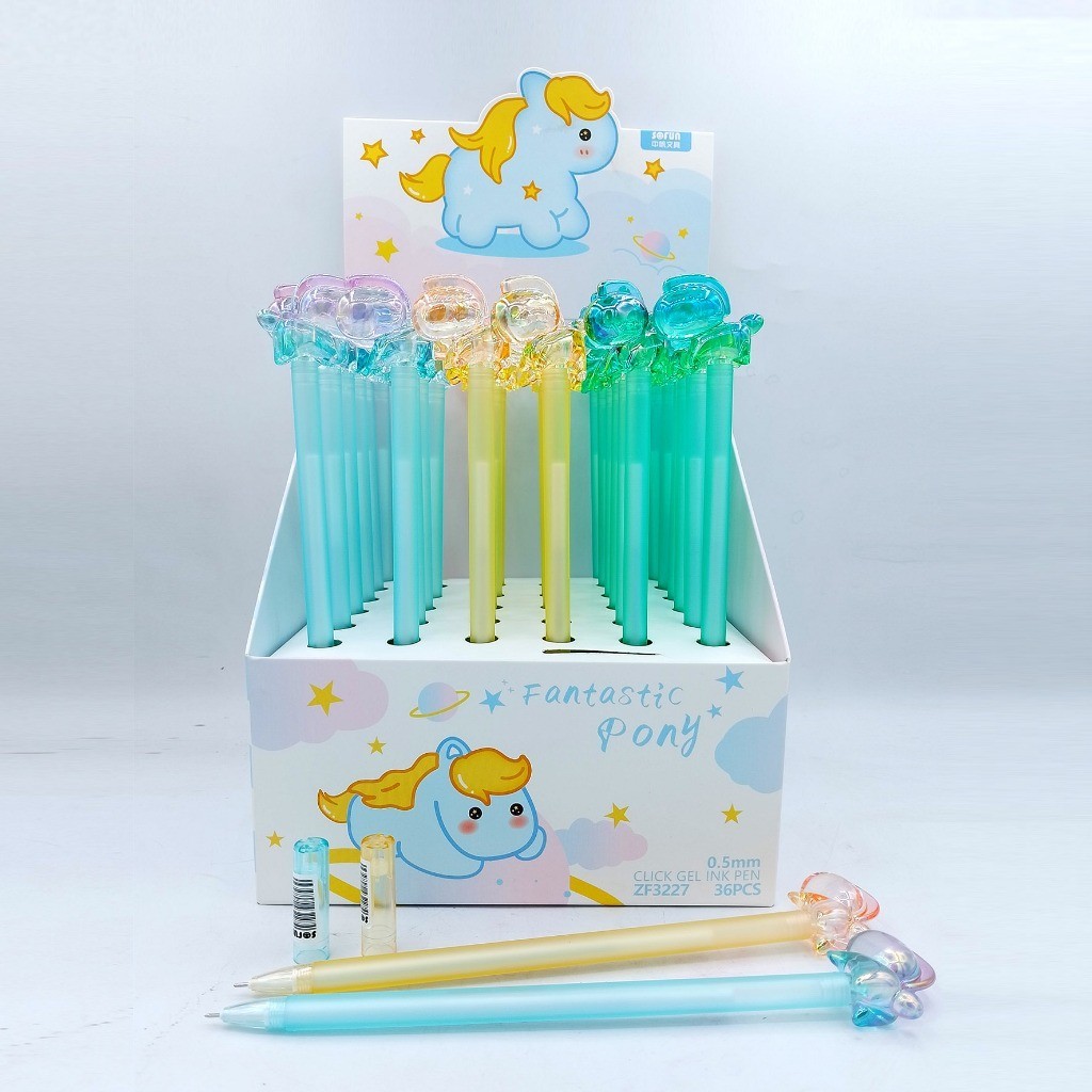 

SOFUN BALLPOINT GEL ZF3227 - Bolpen Pulpen Pena Gel Fancy Karakter Motif Fantastic Pony