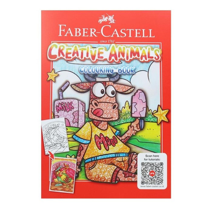 

BUKU MEWARNAI / COLOURING BOOK FABER CASTELL - CREATIVE