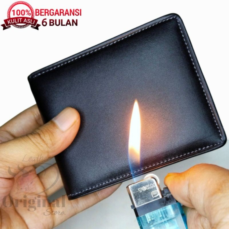 Dompet Pria Kulit Asli Dompet Kulit Cowok 100% Original