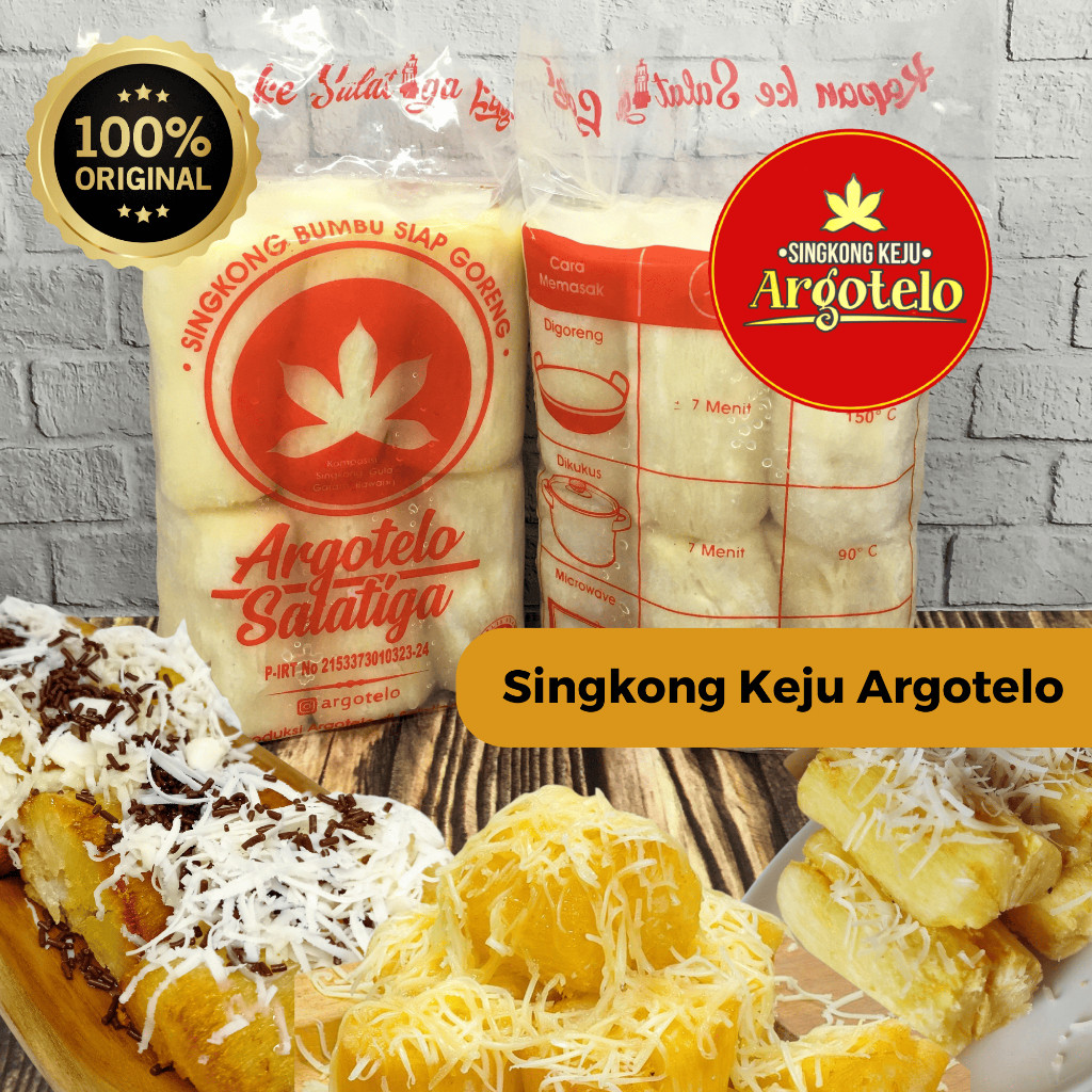 

Singkong Keju Argotello / Singkong Keju D9 Khas Salatiga Frozen