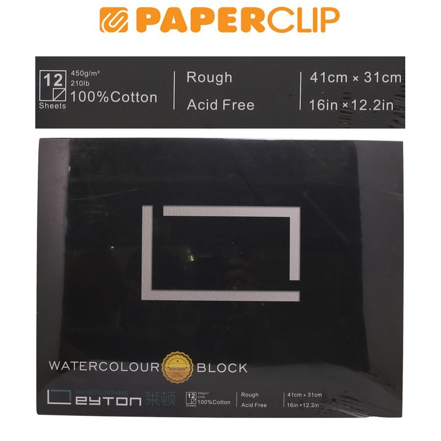 

WATERCOLOUR BLOCK LEYTON ROUGH 450 3702 12S