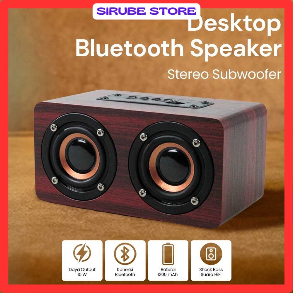 Desktop Bluetooth Speaker Stereo Subwoofer - K5