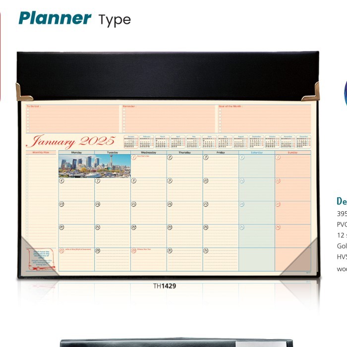 

THOS Deskmatt Planner TH 2025 Ukuran Besar