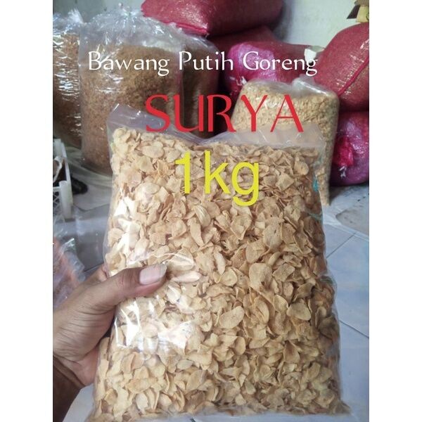 

BAWANG PUTIH GORENG 1 KG KWALITAS