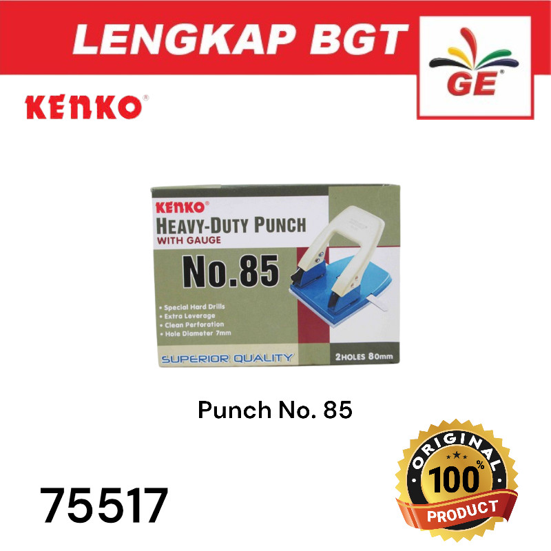

Kenko Punch No 85 Pembolong Kertas - 75517