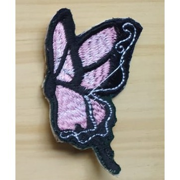 Bordir Patch Bordir Kupu kupu / Emblem bordir Kupu kupu / patch butterfly bukan iron