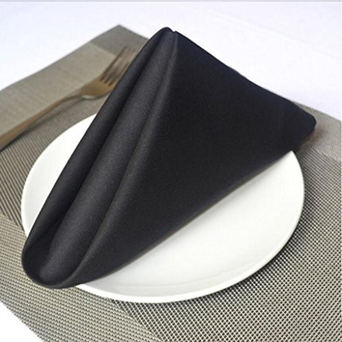 #TERLARIS# Promo Napkin Hotel Folding Napkin Dinner Napkin Cotton Napkin Serbet  Hitam COD