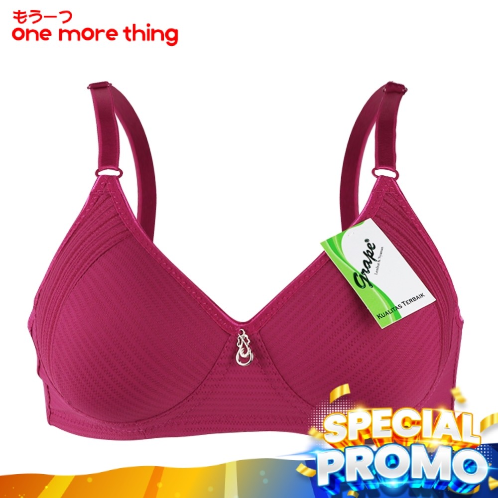 OMT - Grape Daily Bra Tanpa Kawat Busa Tipis Bh Spm 0352