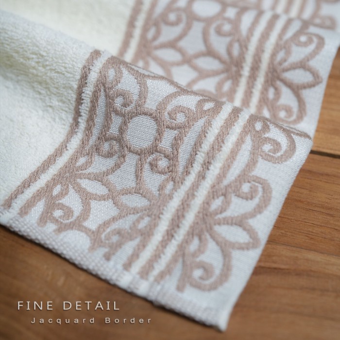 

[Terlaris] Toko Handuk - Gift Hampers Couple Towel (Seserahan / Wedding Gift) - Cream&Cream, No Bordir
