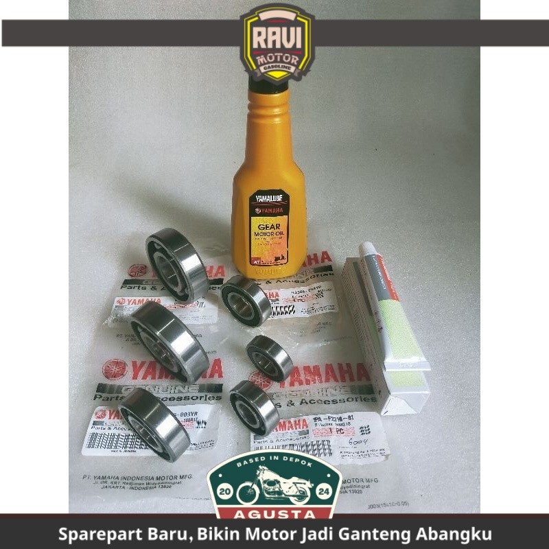 Paket Bearing gigi rasio Yamaha Vixion old New Jupiter MX lama Jupiter MX New Jupiter MX King Ori Ja