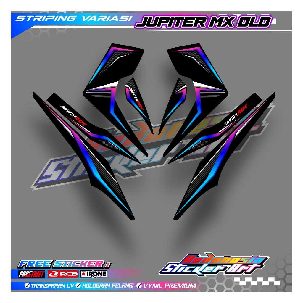 STRIPING VARIASI JUPITER MX OLD / STICKER LIST MOTOR VARIASI JUPITER MX LAMA