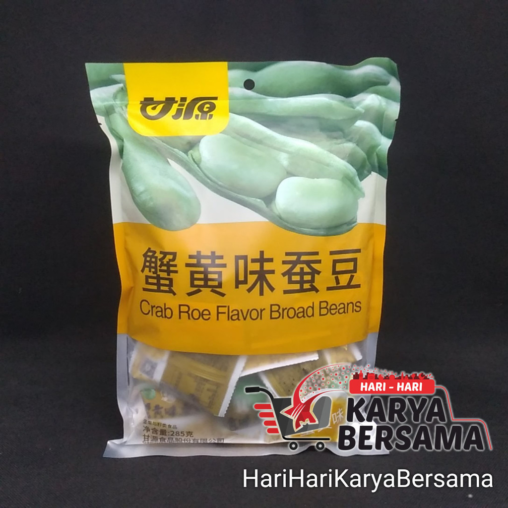 

MAKANAN RINGAN CRAB ROE FLAVOR BROAD BEANS 285GR