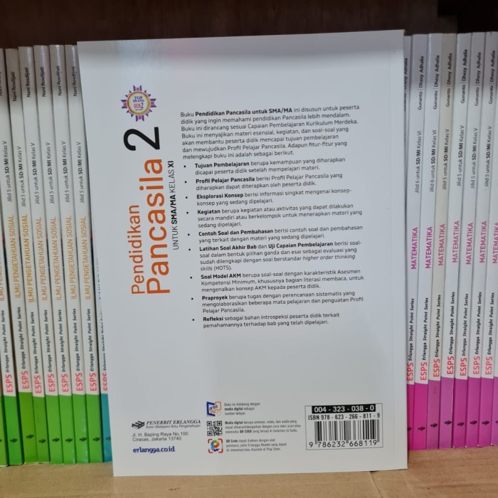 

Buku Pendidikan Pancasila Kelas XI 11 SMA Kurikulum Merdeka Erlangga