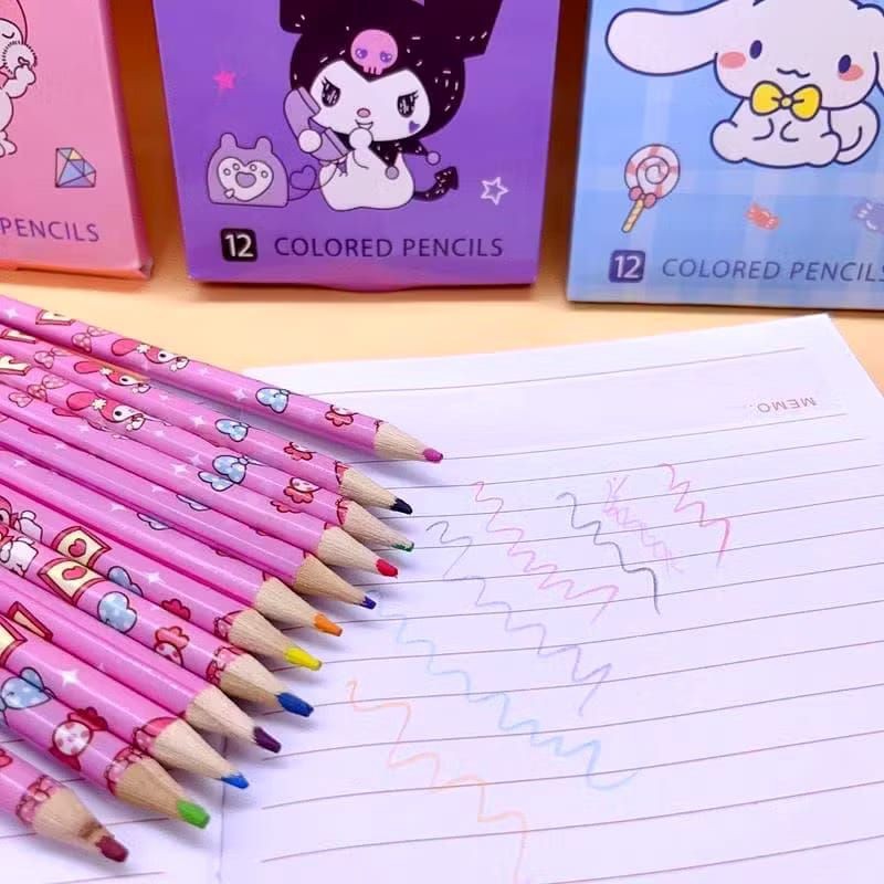 

Pensil Warna Karakter Lucu 1pack isi 12pcs seperti gambar_pensil warna karakter 1pack lucu lucu