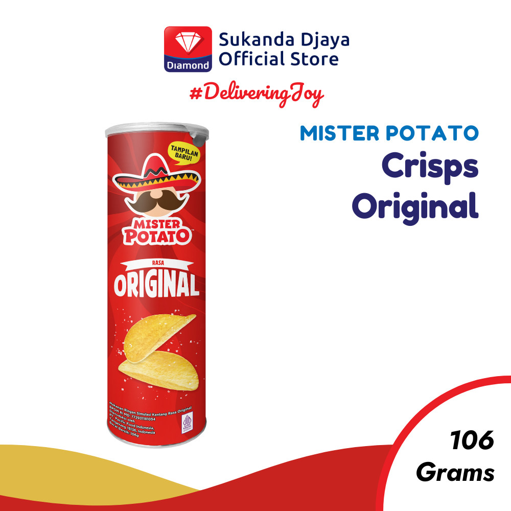 

Mister Potato Snack Crisps Original 106 Gr