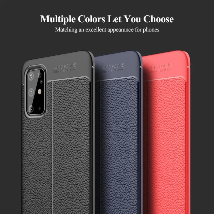 CASE SAMSUNG S20 FE S20 PLUS CARBON FIBER AUTOFOCUS LEATHER CASE