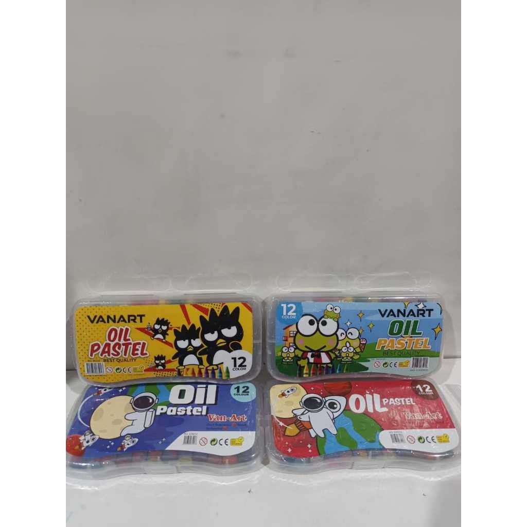 

Vanart Oil Pastel 12 Warna 010212 - Crayon Vanart