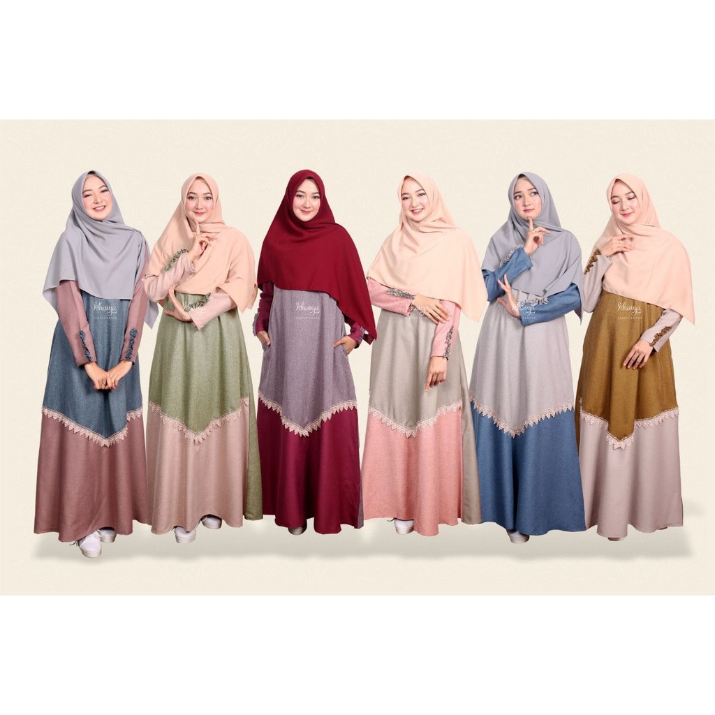 Aruna Dress by Khaiya || Gamis Dewasa