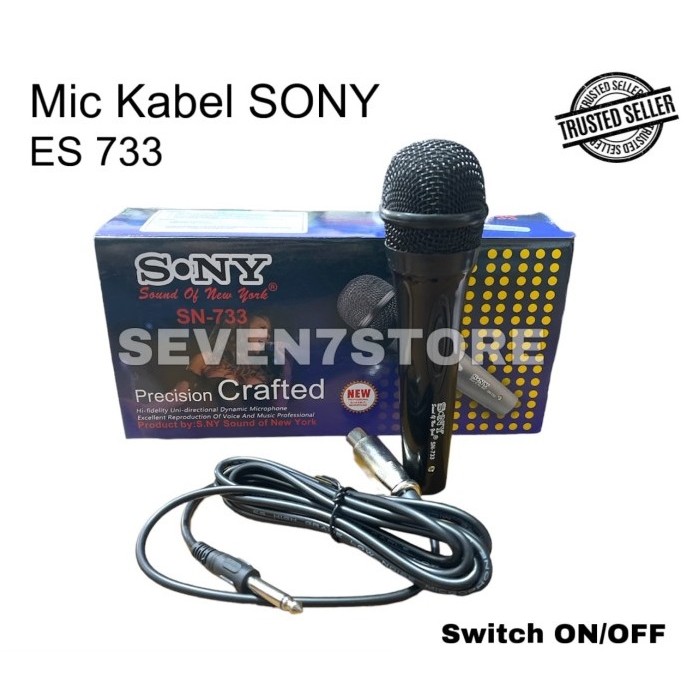 Microphone Sony ES-733 Mik / Mikropon / Mic Kabel