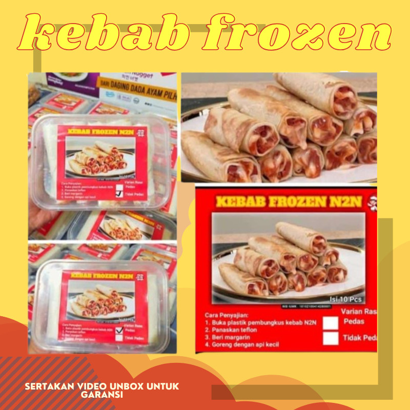 

Daging Kebab N2N Sarapan Sehat Diet Makanan Murah Frozen Food Isian Isi Premium
