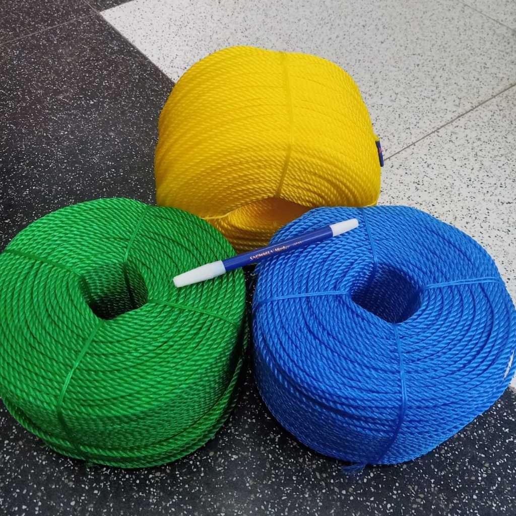 

[ 1 Roll ] Tali Tampar Tali Tambang Warna SeaGull 4 mm Kuat Ulet Murah