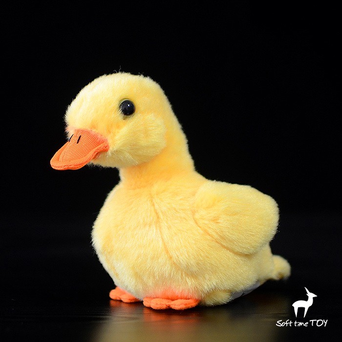 Lifelike duck doll yellow duck plush toy artificial animal plush toy gift 15cm collection toy simula