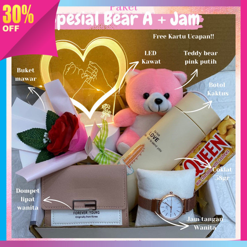 Hampers Lucu Termurah Terlengkap / KADO ULANG TAHUN WANITA PAKET SPESIAL BEAR HAMPERS ULANG TAHUN KA