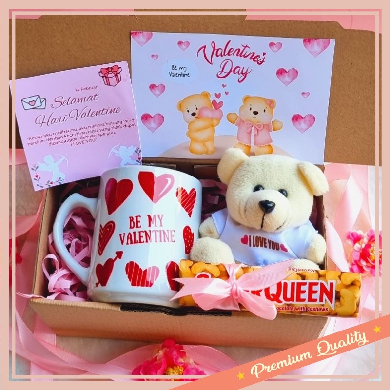 

Hantaran Parcel Paket Hampers Keren Unik Lucu Murah / Hampers Kado Valentine Hadiah Romantis / Kado Mug Valentine