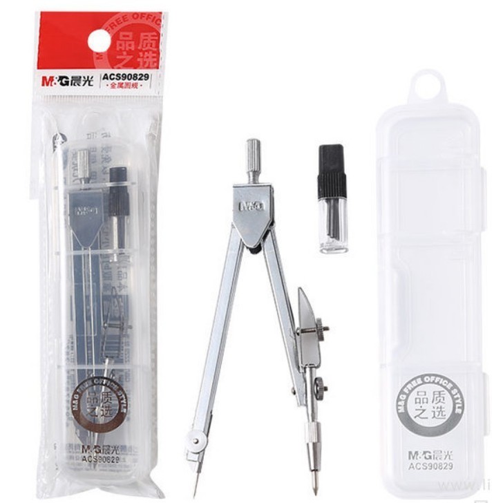 

M&G 100% metal compass set / M&G Jangka besi set / Jangka Sekolah Anak ACS90829
