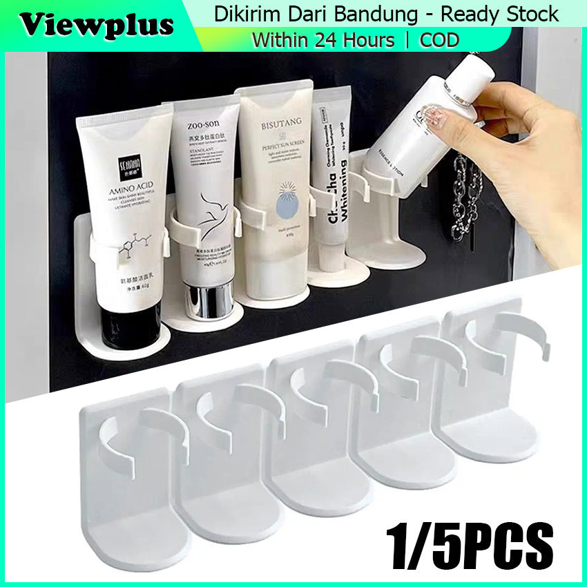 Rak Kosmetik Gantung Dinding Tempel Organizer Multifungsi Rak Make Up Skincare