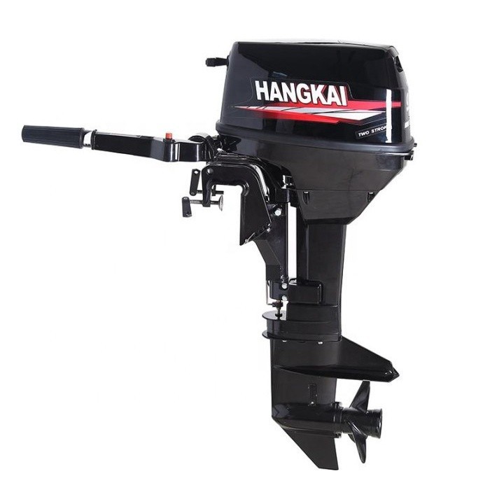 Mesin Tempel Hangkai 9.8 PK HP Outboard Perahu Kompatibel Yamaha Parsu